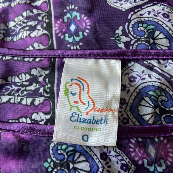 3/$25 Boho Cover Up Blouse - Picture 4 of 4